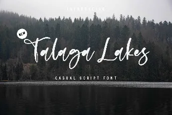 Talaga Lakes font