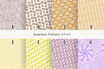 Seamless Patterns II font