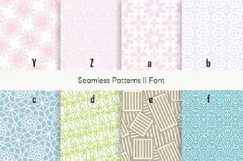 Seamless Patterns II font