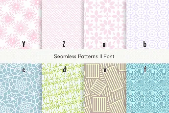 Seamless Patterns II font