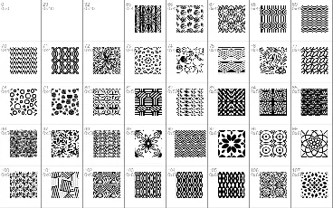 Seamless Patterns II font