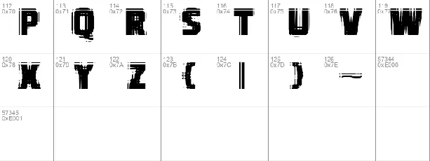 VTC Bad Vision font