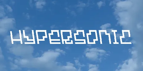 Hypersonic font