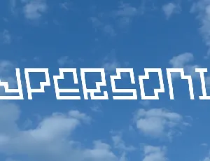 Hypersonic font