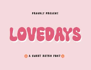 Lovedays font