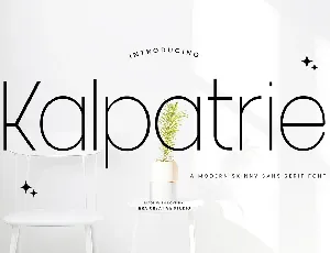 Kalpatrie Personal Use font