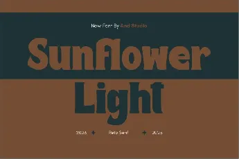 Sunflower Light font