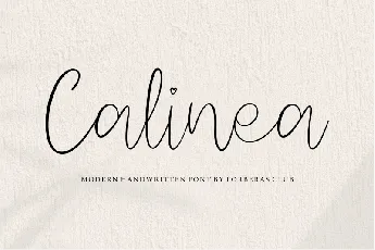 Calinea font