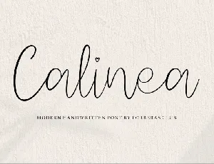 Calinea font