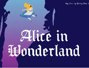 Alice In Wonderland font