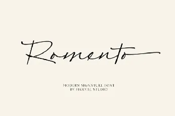 Romento font