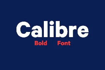 Calibre font