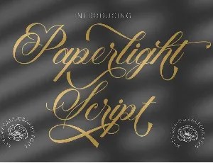 Paperlight Script font