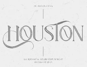 Houston font