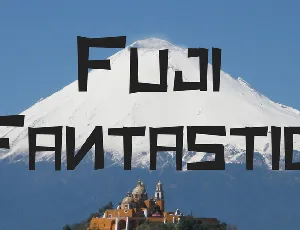 Fuji Fantastic font