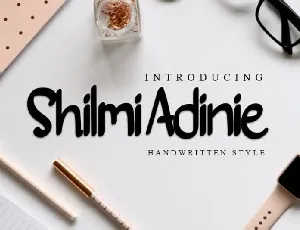 Shilmi Adinie Script font