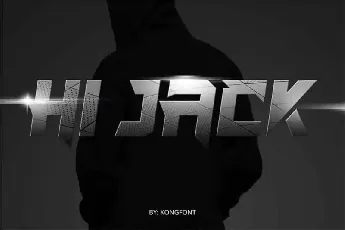 Hi Jack Display font