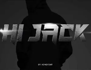 Hi Jack Display font