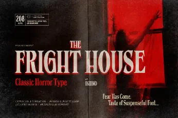 The Fright House font