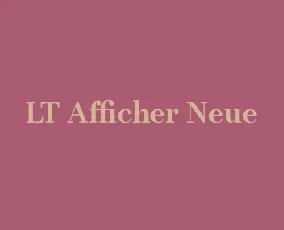 LT Afficher Neue Family font