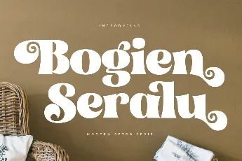 Bogien Seralu DEMO VERSION font