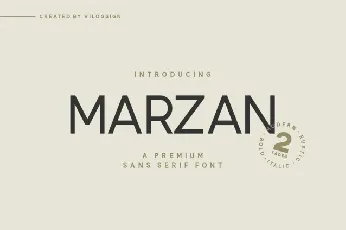 Marzan Family font