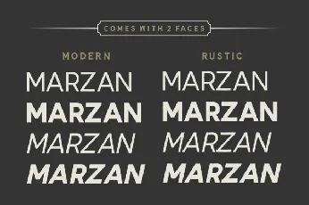 Marzan Family font