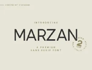 Marzan Family font