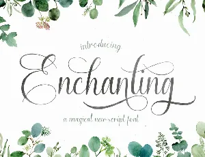 Enchanting font