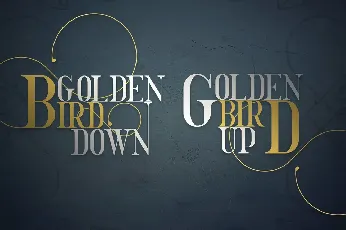 GoldenBird font