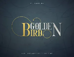 GoldenBird font