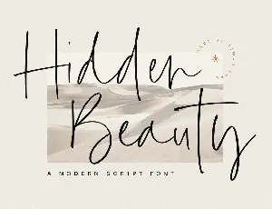 Hidden Beauty font