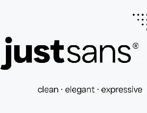 Just Sans font