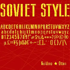 Soviet Style font