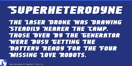 Superheterodyne font