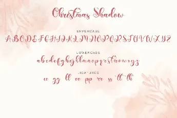 Christmas Shadow font