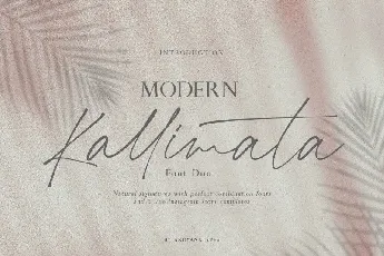 Modern Kallimata Duo font