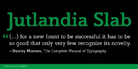 Jutlandia Slab Family font