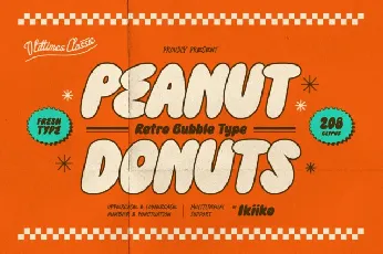 Peanut Donuts font