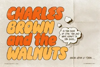 Peanut Donuts font