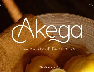 Akega font