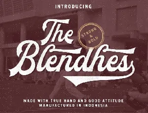 The Blendhes Typeface font