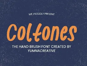 Coltones font