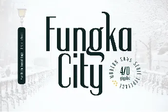 Fungka City font