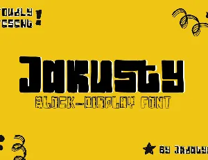 Jakusty font