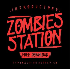 ZOMBIES STATION font