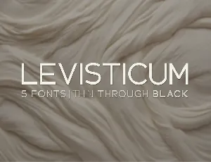 Levisticum font