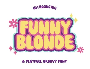 Funny Blonde font