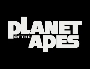 Planet Of The Apes font