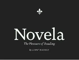 Novela font